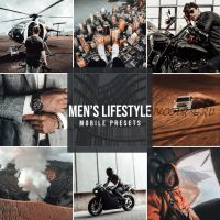 [Creativemarket] Mobile Lightroom Preset MEN'S LIFE.2020