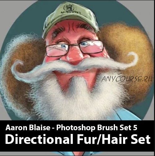 Кисти для фотошоп. Мех / Custom Photoshop Brushes. Set 5 (Directional Fur Brushes) (Аарон Блейз)