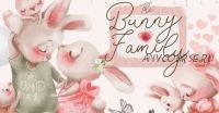 [creativemarket] The Bunny Family (Анна Бабич)