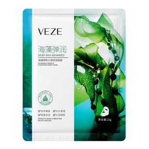 Тканевая маска с морскими водорослями модзуку VEZE.(81136)
