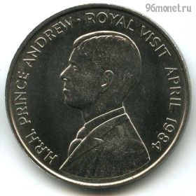 Остров Святой Елены 50 пенсов 1984
