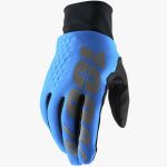 100% Hydromatic Brisker Blue утепленные перчатки для мотокросса и эндуро