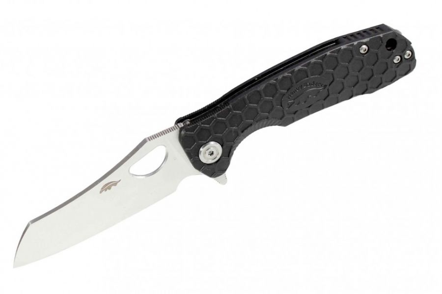 Нож Honey Badger (Хани Баджер) Wharncleaver D2 L (HB1104) с чёрной рукоятью
