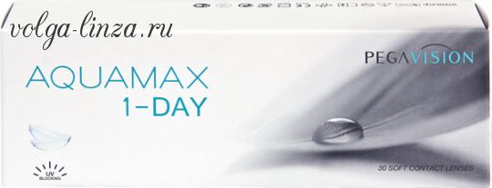 Aquamax 1-day 30 шт-однодневные гидрогелевые линзы