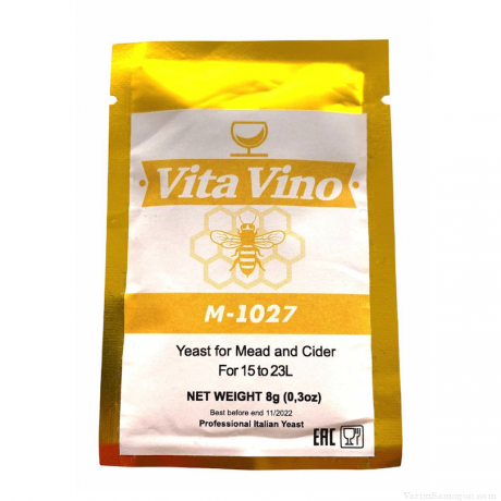 Дрожжи винные Vita Vino М-1027 (Италия)