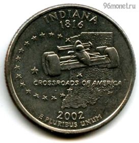 США 25 центов 2002 P