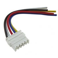 RK04188 * Разъем выключателя электростеклоподъемника для а/м LAR (с проводами сечением 0,5 ка.мм, длина 120 мм)