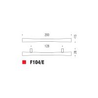 Ручка-скоба Colombo Design F104E схема