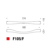 Ручка-скоба Colombo Design F105F схема