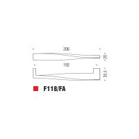 Ручка-скоба Colombo Design F118FA схема