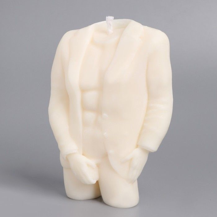 Силиконовая форма для свечи "Мужчина в пиджаке", 11 см, 155 г,