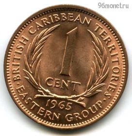 Брит. Карибские территории 1 цент 1965