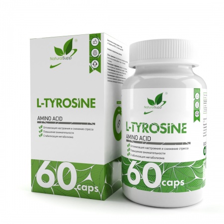 L-Тирозин, 500 мг, 60 капсул