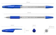 Набор шариковых ручек "R-301 Classic Stick" (1,0 мм. 4 штуки) цвет чернил синий 2 штуки, черный 2 штуки