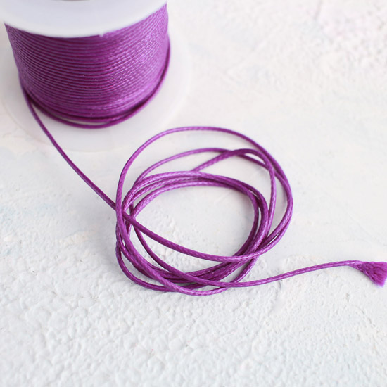 Вощеный шнур Фиолетовый