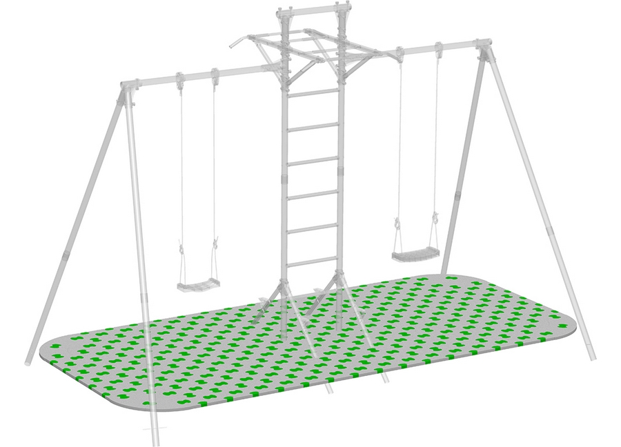 Puzzle Playground для качелей парных с лестницей Leco-IT Outdoor Plus