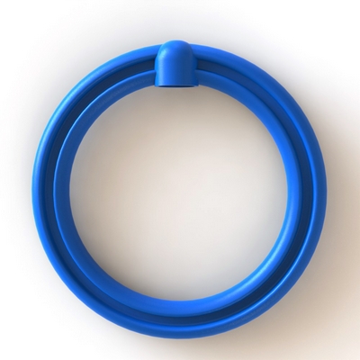 Кольцо гимнастическое синее