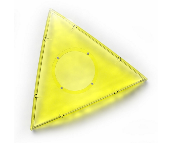 Деталь геокупола 3 м C желт прозрачный из ПЭТ