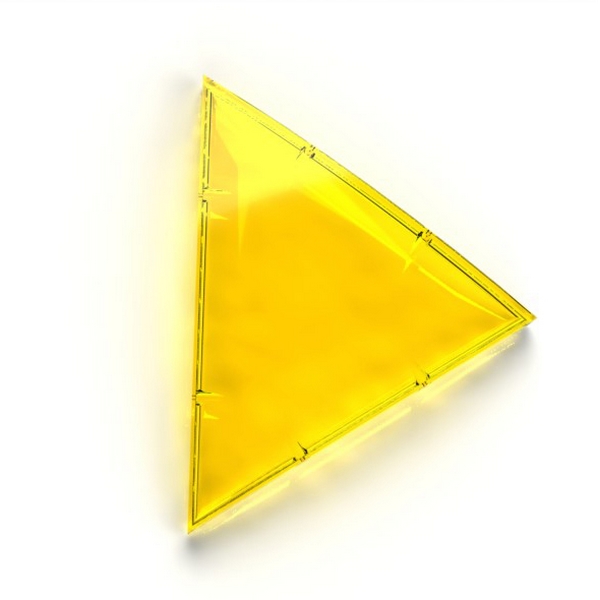 Деталь геокупола 3 м B желт прозрачный