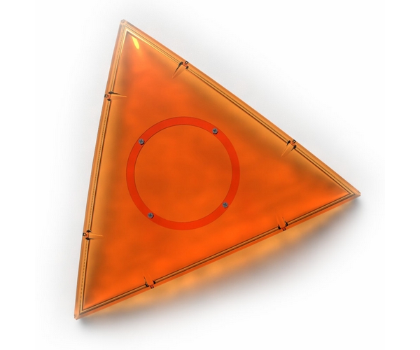 Деталь геокупола 3 м C оранж прозрачный