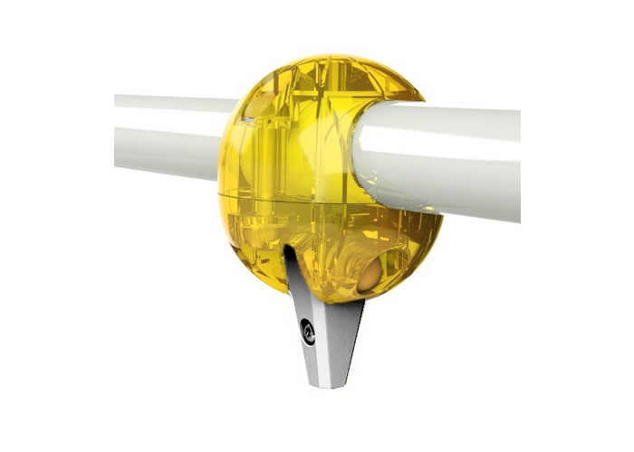 Подшипниковая система качания с креплением на трубу 76 мм макс 600 кг желт прозрачный