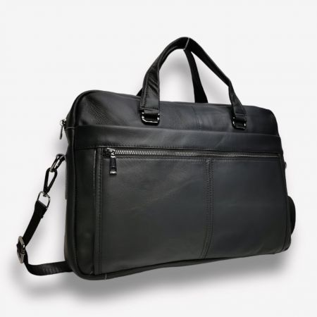 9021 сумка-портфель из натуральной кожи
