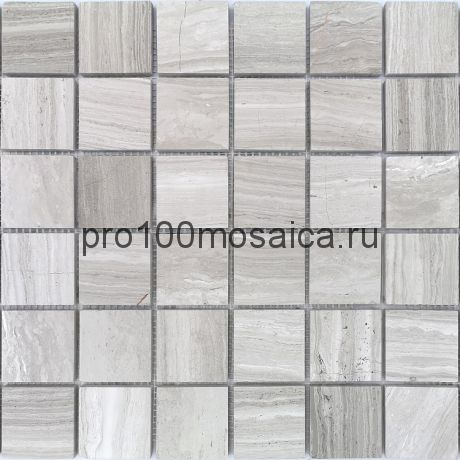 Travertino Silver 48 x 48 POL Мозаика серия Pietrine Stone, размер, мм: 305х305х7 (Caramelle)