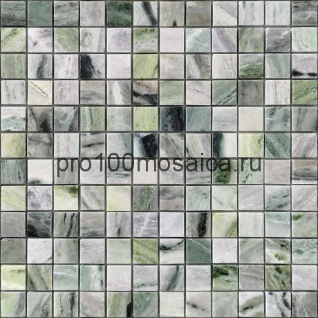 Onice Verde oliva 23 x 23 POL Мозаика серия Pietrine Stone, размер, мм: 298*298*7 (Caramelle)