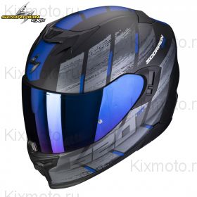 Шлем Scorpion EXO-520 Evo Air Maha, Чёрно-синий матовый