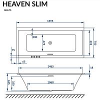 схема Excellent Heaven Slim 160x75