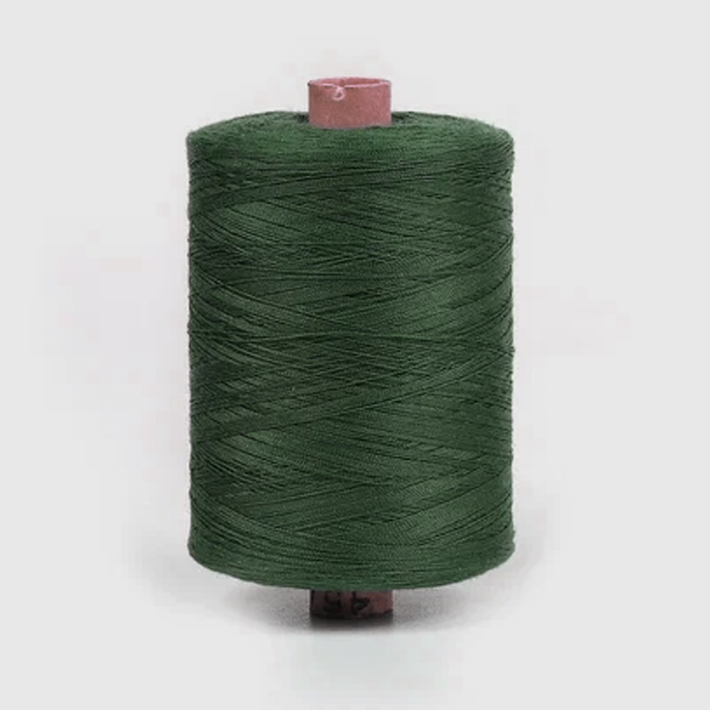 Нитки зеленые, нитки прочные, нитки армированные швейные, 45ЛЛ Киров, 2500 м, 1 бобина, цвет зеленый