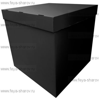 Коробка для шаров 70х70 Черная
