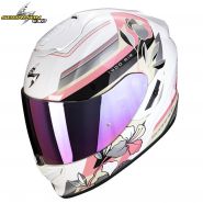 Шлем Scorpion EXO-1400 Evo Air Gaia, Бело-розовый