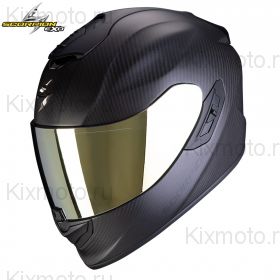 Шлем Scorpion EXO-1400 Evo Carbon Air Solid, Чёрный матовый