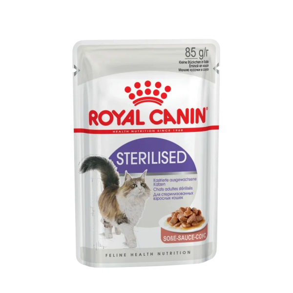 Влажный корм для стерилизованных кошек Royal Canin Sterilised кусочки в соусе