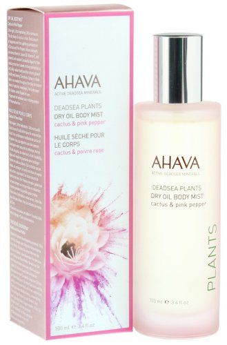 Ahava Deadsea Plants Сухое масло для тела кактус и розовый перец 100 мл