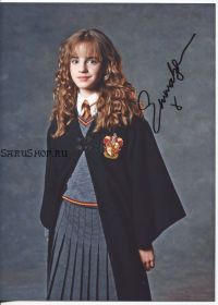 Автограф: Эмма Уотсон. "Гарри Поттер"