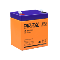Аккумулятор герметичный VRLA свинцово-кислотный DELTA HR 12-5.8