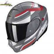 Шлем Scorpion EXO-930 Multi, Серо-красный