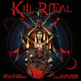 KILL RITUAL - Kill Star Black Mark Dead Hand Pierced Heart