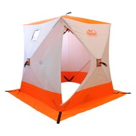 Палатка СЛЕДОПЫТ Куб 1,8*1,8*2 м Бело-оранжевый PF-TW-11