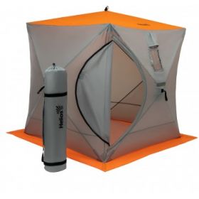 Палатка Helios Куб 1,8х1,8 orange lumi/gray