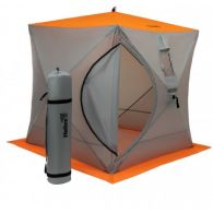 Палатка Helios Куб 1,8х1,8 orange lumi/gray