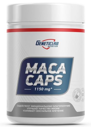 Мака перуанская Maca Caps 60 капсул Geneticlab Nutrition