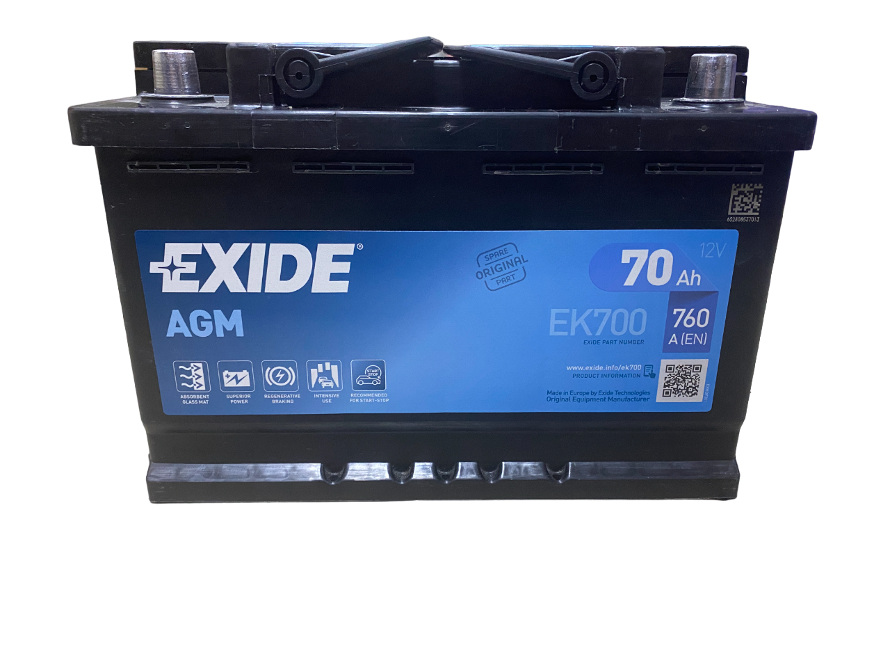 EXIDE EK600 AGM-LN2 60Ач