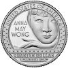 Анна Мэй Вонг 25 центов США 2022 Монетный двор  на выбор