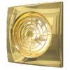 Вентилятор осевой вытяжной с обратным клапаном D125, декоративный AURA 5C Gold