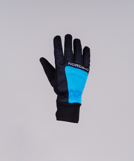 перчатки утепленные nordski arctic black/blue