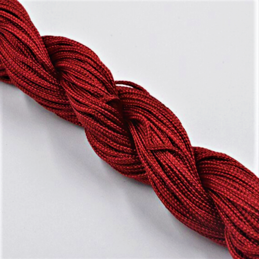 Шнур нейлоновый плетеный 1 мм для изготовления браслетов и тд. Разные цвета (FLT.1/ 956)