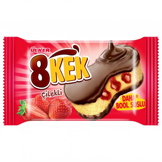 8 Kek Пироженое с клубникой 55 г